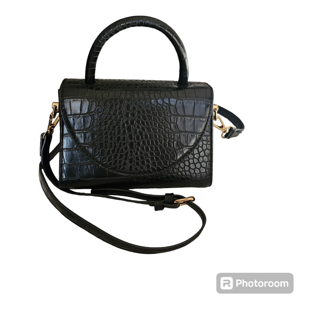 Olga Berge Nadia Top Handle Bag Black Mini